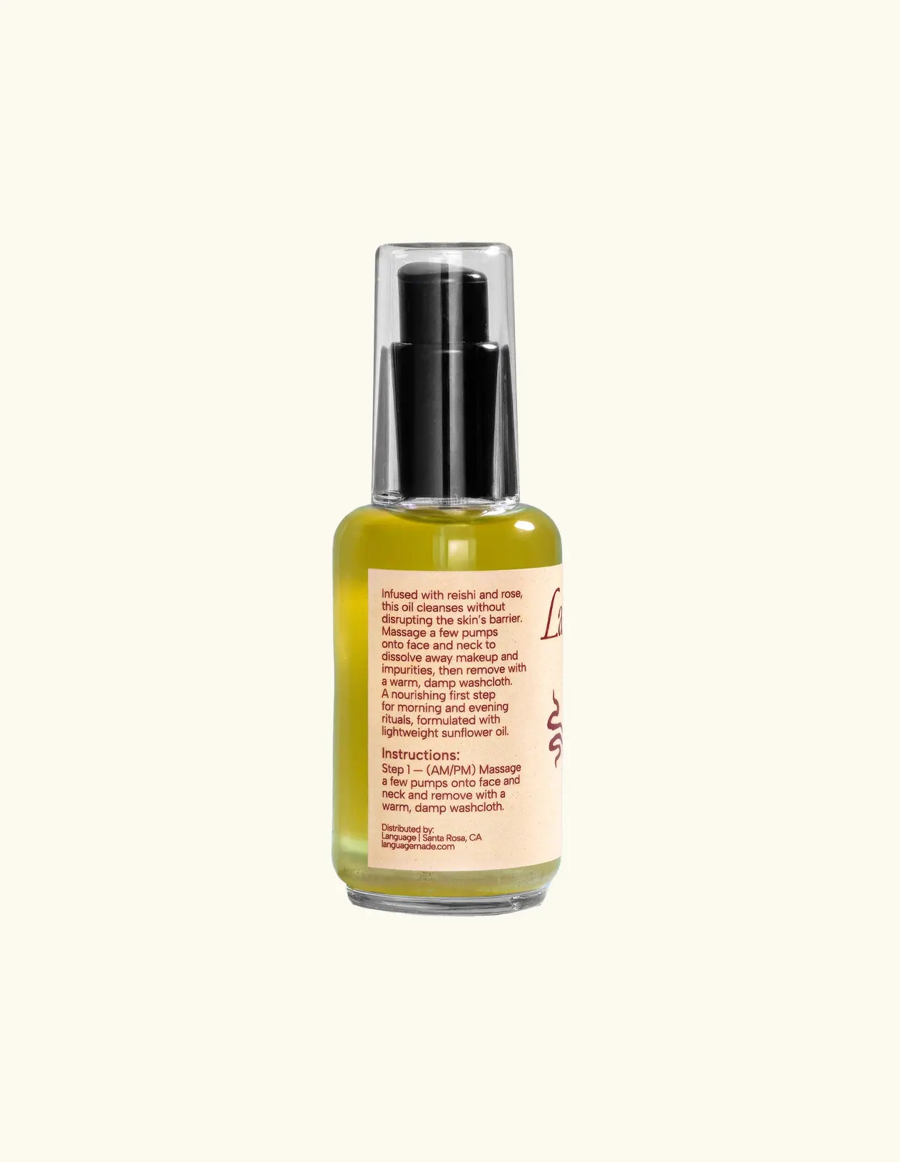 Reishi & Rose Cleansing Oil Side